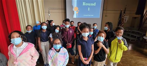 Math Bee contestants 
